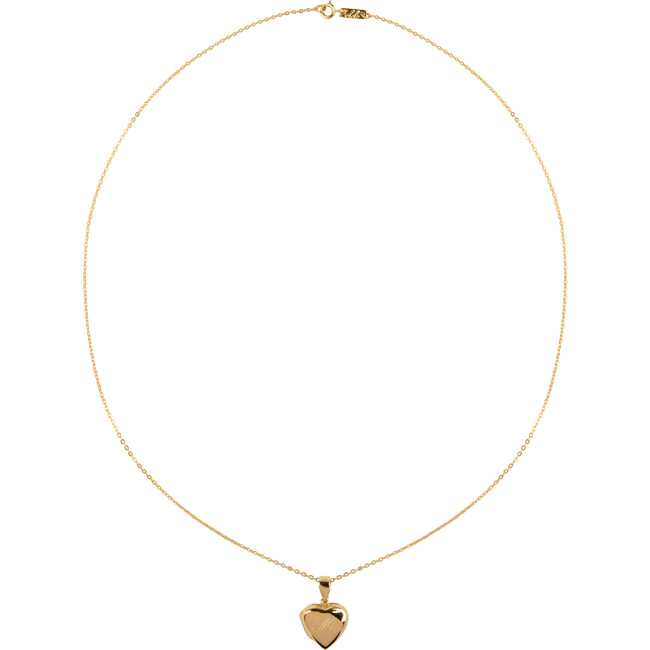 Women's Motherlove Locket Necklace, Gold Plated