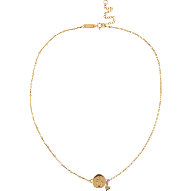 You Make Me So Happy Necklace, Gold Plated