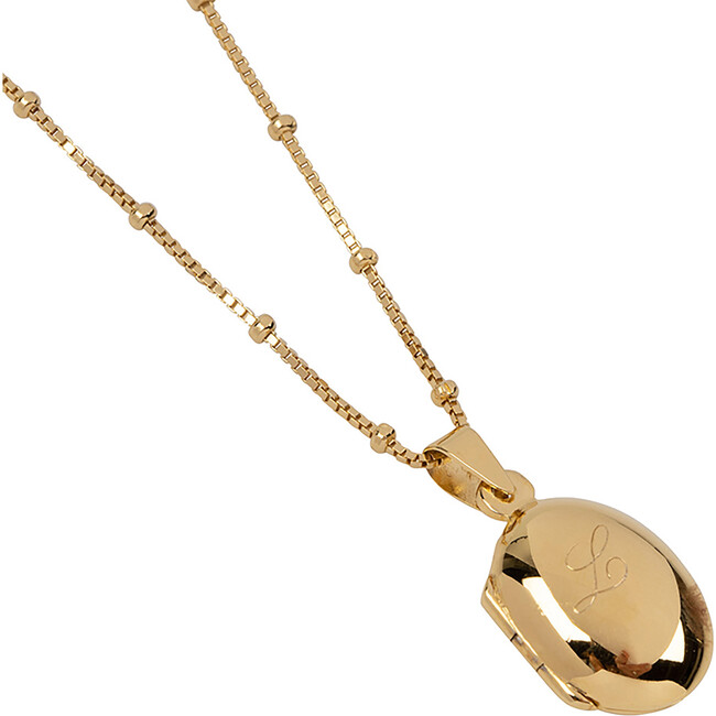 Women's Keep You Close To Me Locket Necklace, Gold Plated