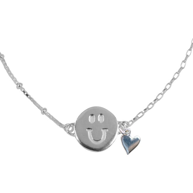 You Make Me So Happy Necklace, Silver - Necklaces - 2