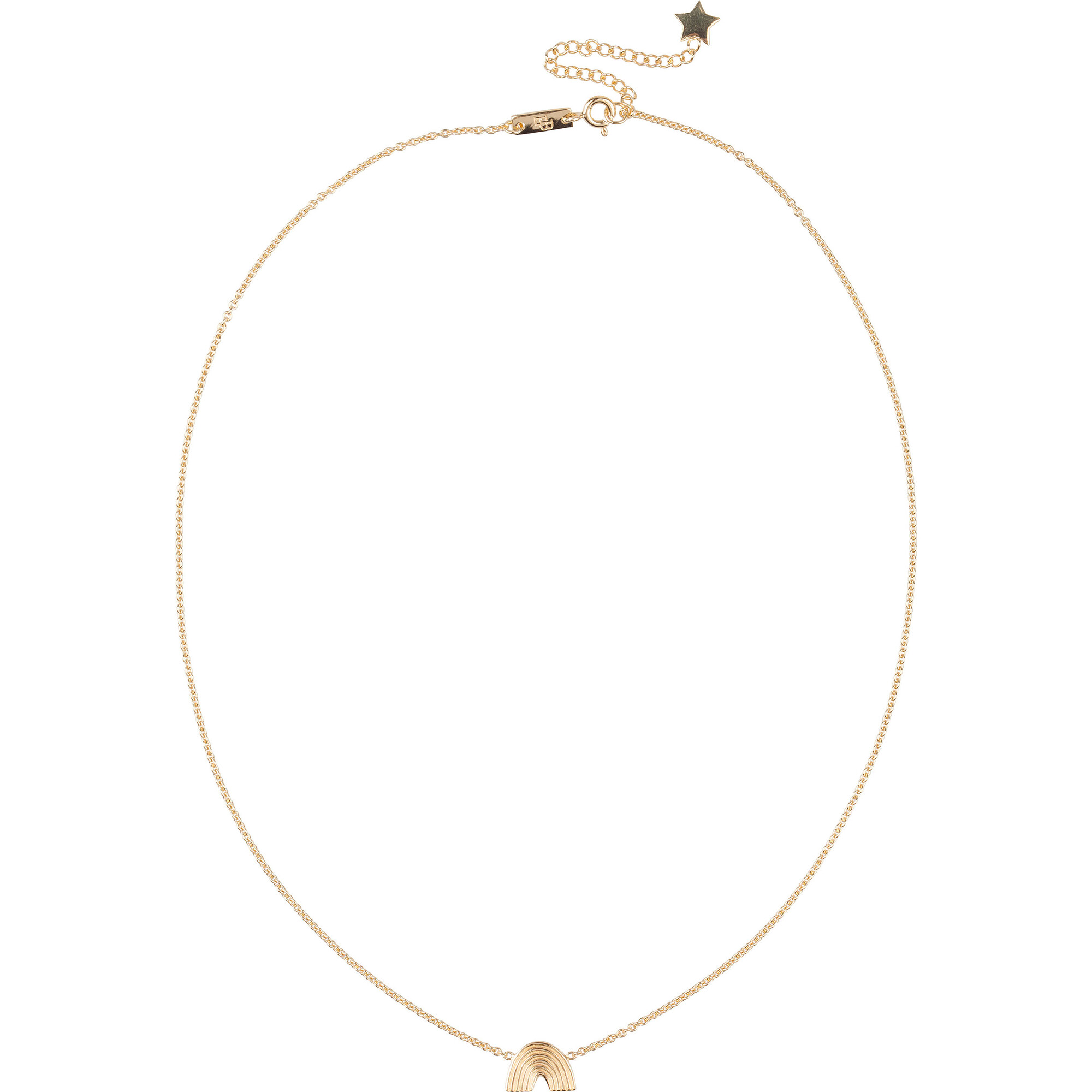 You Color My World Like A Rainbow Necklace, Gold Plated - Necklaces - 1