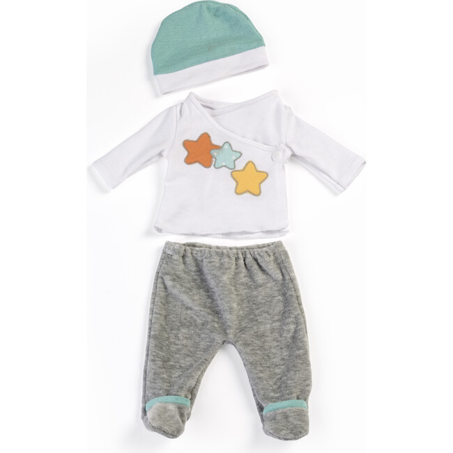 2 Piece Pajama Set in Grey - Doll Accessories - 1