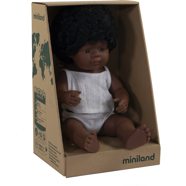 15'' Baby Doll African American, Girl - Dolls - 1