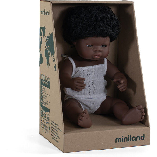 15'' Baby Doll African, Girl - Dolls - 1