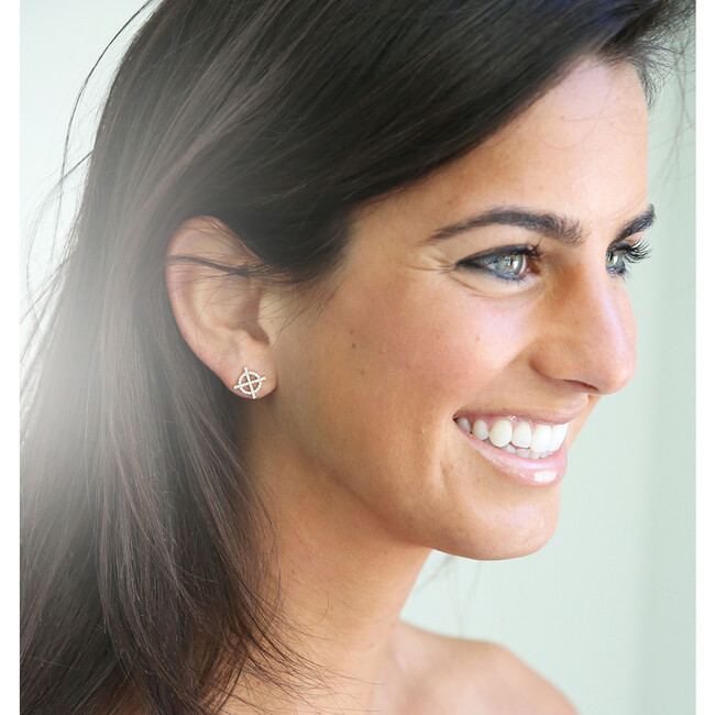 Diamond XO Studs - Earrings - 2