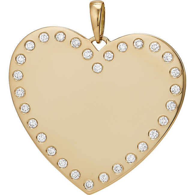 Diamond Heart Charm SM - Necklaces - 1