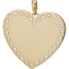 Diamond Heart Charm SM - Necklaces - 1 - thumbnail