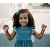 Velvet Bows, Dusty Blue, Teal, and Navy - Hair Accessories - 3