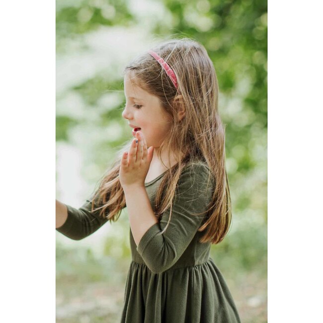 Velvet Headbands Duo, Rose and Loden - Hair Accessories - 4