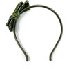 Glitter Bow Headband, Green - Hair Accessories - 1 - thumbnail