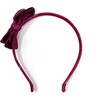 Glitter Bow Headband, Magenta - Hair Accessories - 4