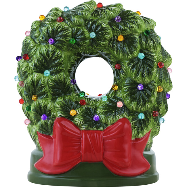 Nostalgic Ceramic Wreath, Green