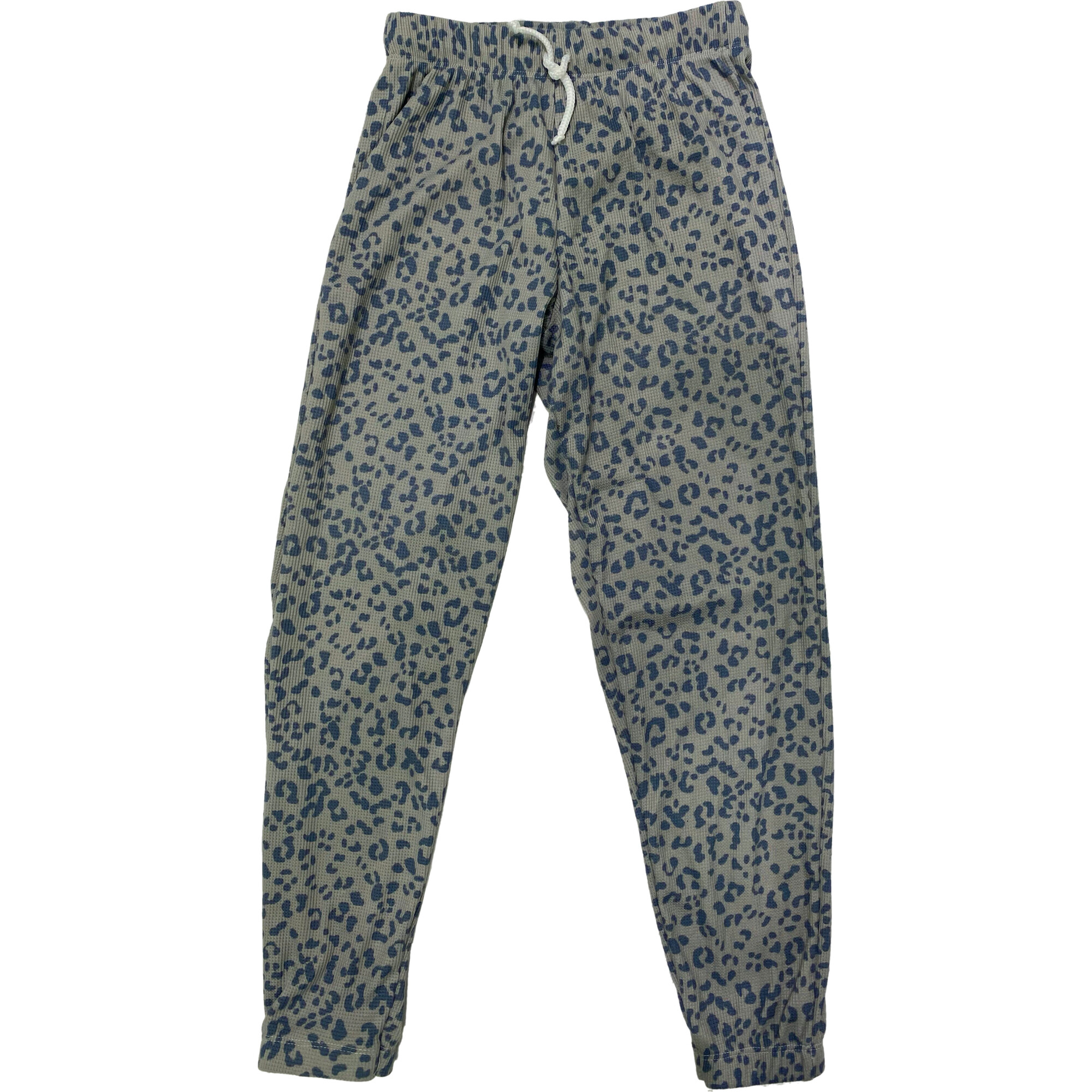 Grey Cheetah Joggers - Pants - 1