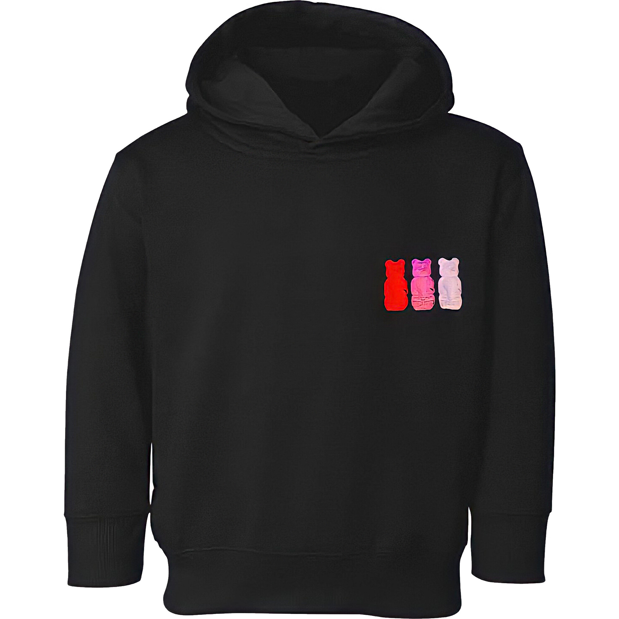 Little Kid Gummy Bear Hoodie, Pink - Sweatshirts - 1
