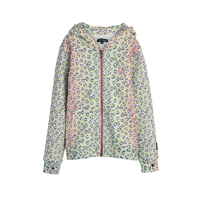 Rowan Sweatshirt Hoodie, Rainbow Ombre Leopard - Sweatshirts - 1