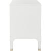 Lorna 3-Drawer Nightstand, White - Nightstands - 3