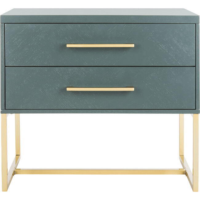 Estelle Nightstand, Teal - Nightstands - 1