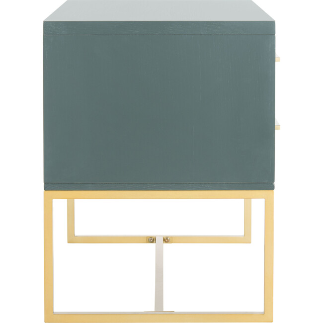 Estelle Nightstand, Teal - Nightstands - 3