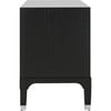 Lorna 3-Drawer Nightstand, Black - Nightstands - 3