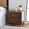 Fenno 2-Drawer Nightstand, Walnut - Nightstands - 2