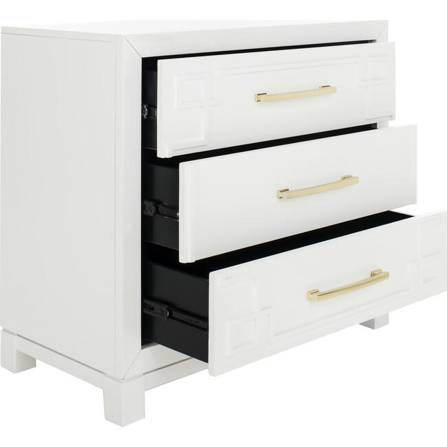 Raina 3-Drawer Chest, White - Dressers - 2