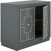 Azuli 2-Door Chest, Steel Teal - Dressers - 2