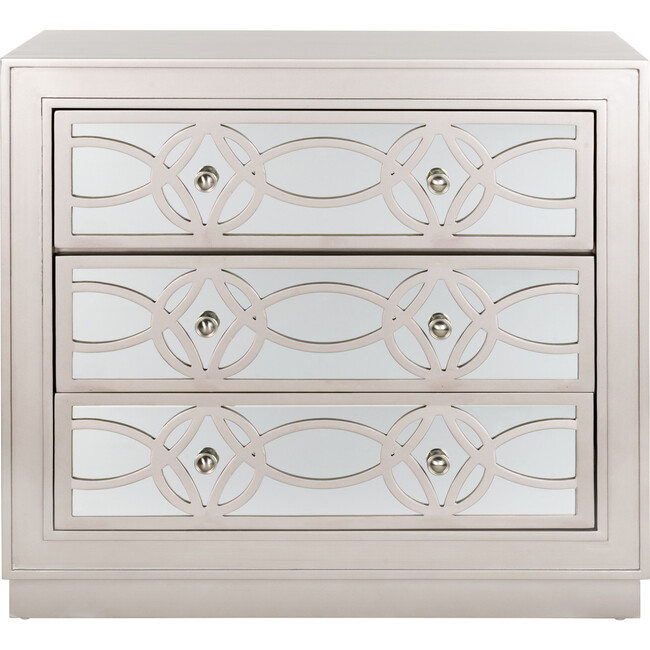 Catalina 3-Drawer Chest, Champagne - Dressers - 1
