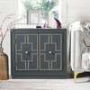 Azuli 2-Door Chest, Steel Teal - Dressers - 5