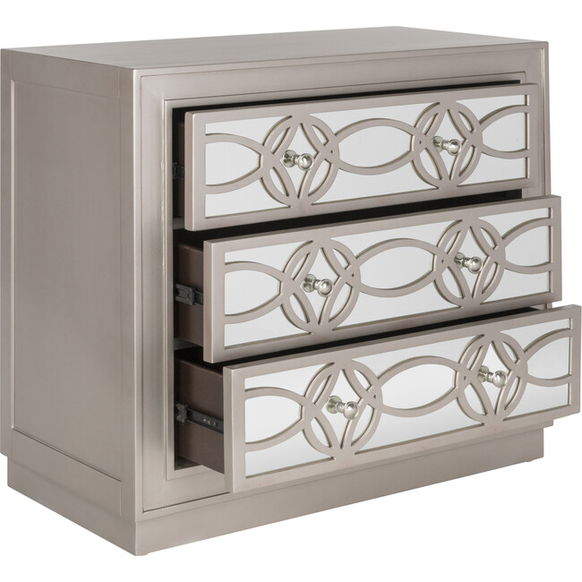 Catalina 3-Drawer Chest, Champagne - Dressers - 2