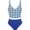 Women's Kerry One Piece, Blue - One Pieces - 1 - thumbnail