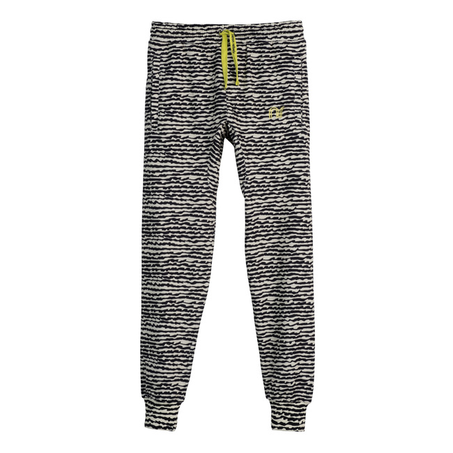 Arlo Jersey Joggers, Faded Black Fun Stripe - Sweatpants - 1