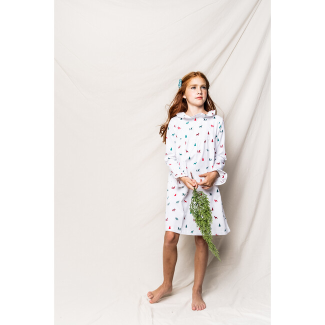 Kids Scarlett Nightgown, Sleigh Bells in the Snow - Pajamas - 6