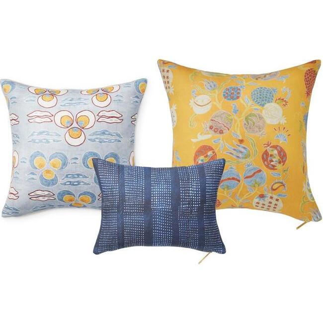 Classic Sofa Pillow Set, Sky