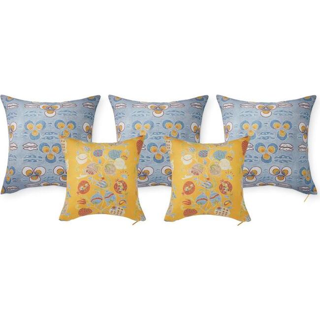 Romantic Bed Pillow Set, Sky