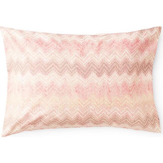 Herringbone Kilim Pillowcase Set, Light Rouge