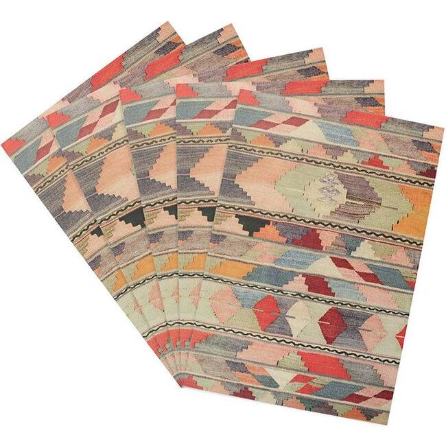Shell Psychedelic Kilim Wrapping Paper, Multi