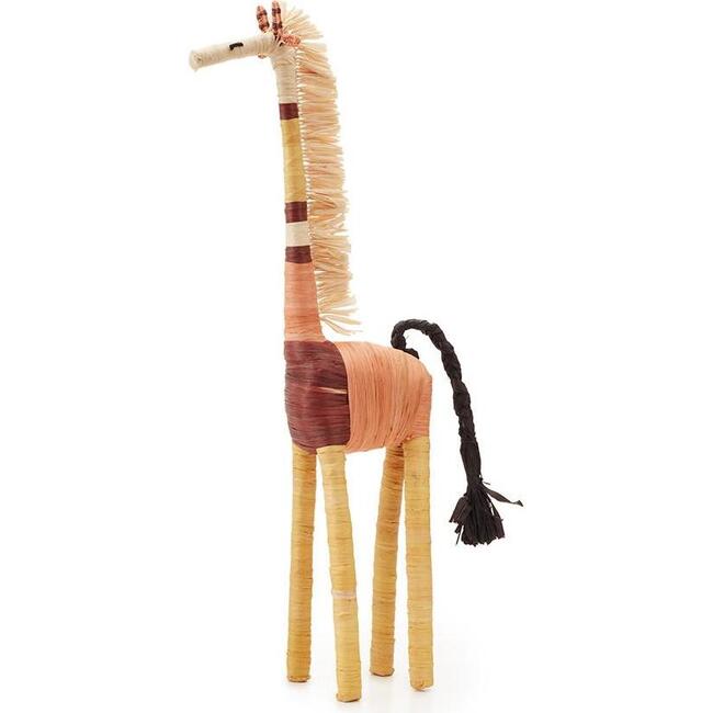 Raffia Decorative Giraffe, Natural - Accents - 1