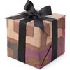Patchwork Kuba Cloth Wrapping Paper, Plum - Paper Goods - 3