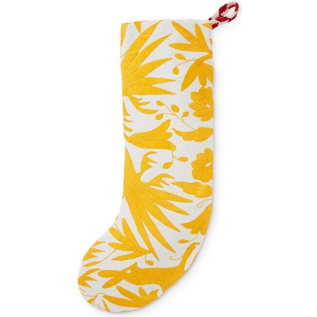Otomi Holiday Stocking, Yellow - Stockings - 1