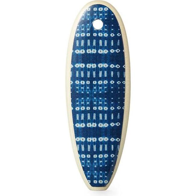 Dots & Shell Fun Board Ornament, Indigo