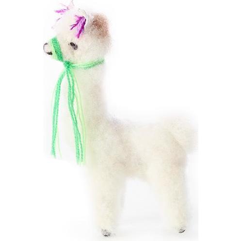 Alpaca Ornament, White - Ornaments - 1