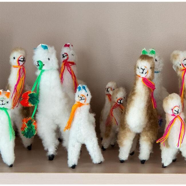 Alpaca Ornament, White - Ornaments - 2