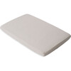 Cotton Muslin Mini Crib Sheet, Warm Grey - Crib Sheets - 1 - thumbnail