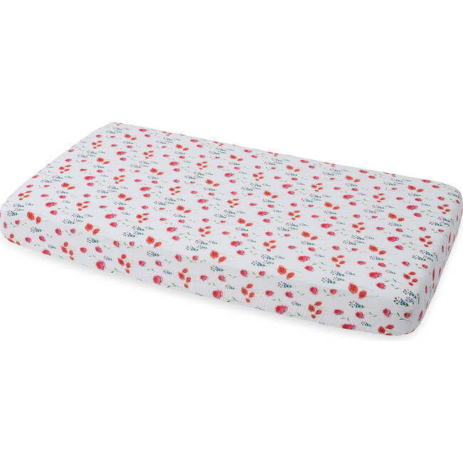 Cotton Muslin Crib Sheet, Wild Mums
