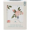 Cotton Muslin Changing Pad Cover, Watercolor Roses - Changing Pads - 4