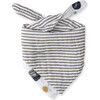 Cotton Muslin Reversible Bandana Bib, Planetary - Bibs - 2