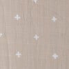 Cotton Muslin Crib Sheet, Taupe Cross - Crib Sheets - 6