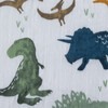 Cotton Muslin Crib Sheet, Dino Friends - Crib Sheets - 6