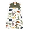 Cotton Muslin Quilted Sleep Bag Small, Dino Friends - Sleepbags - 1 - thumbnail