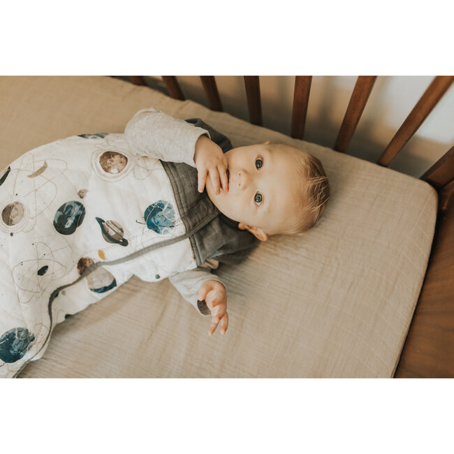 Cotton Muslin Quilted Sleep Bag Small, Planetary